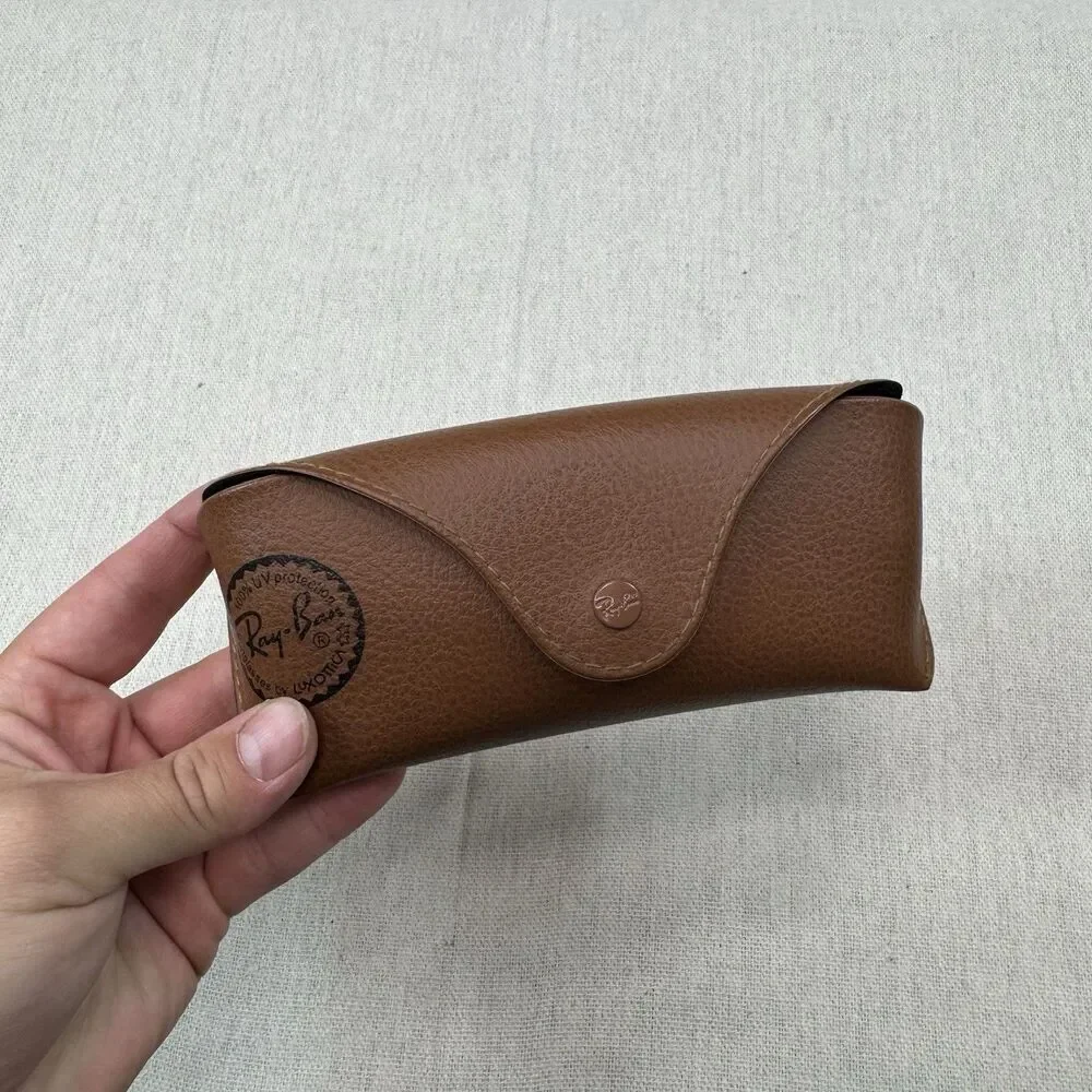 Ray Ban Glasses Sunglasses Brown Cover Case Pouch - Aviator Clubmaster Wayfarer